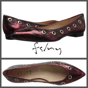 HOST PIC!!  FRENCH SOLE NY  FSNY Size 6.5 ‘Obtuse’ Grommet Flats NEW